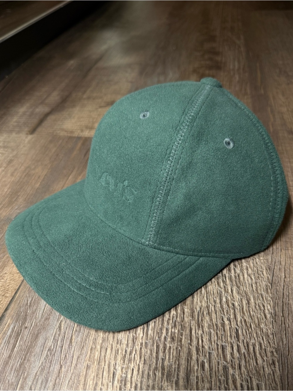 Levi's Dark Green Suede Baseball Cap Men’s or Women - Picture 3 of 6